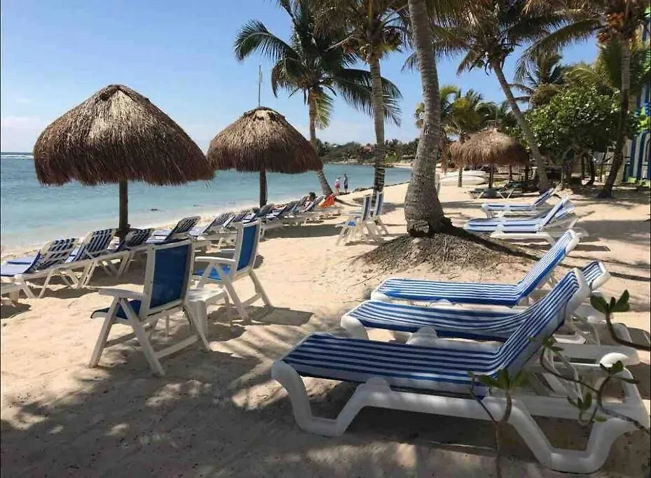 Apartamento Beachfront Akumal Half Moon Bay