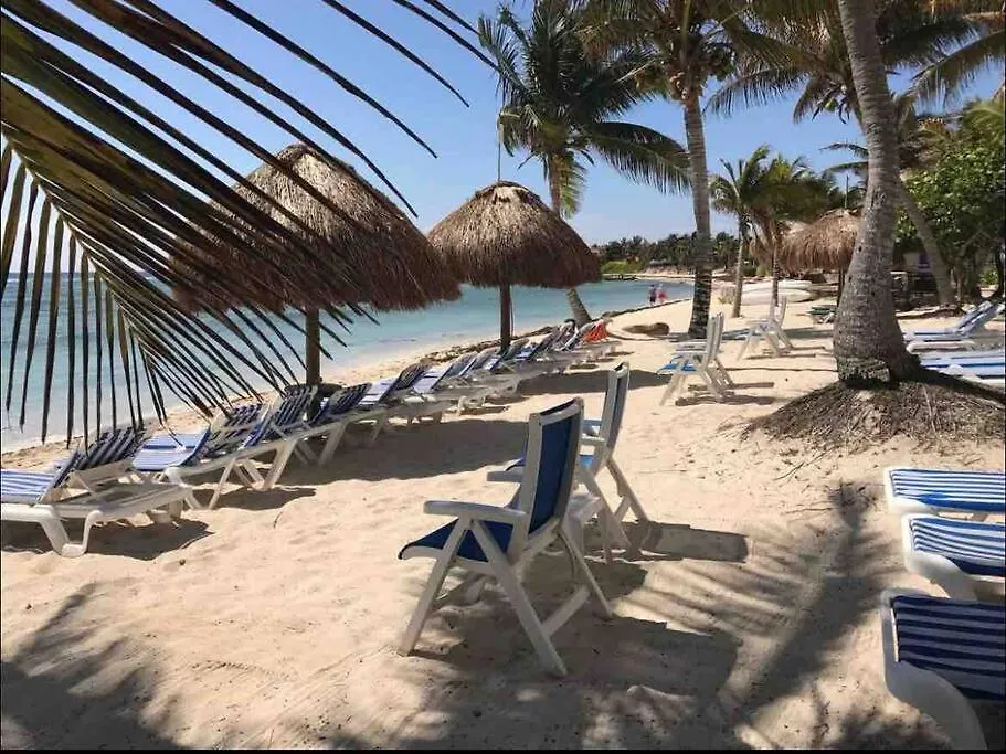 Beachfront Akumal Half Moon Bay Apartamento